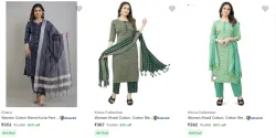 Branded Women Kurta Pant Dupatta Set Starting Price @ ₹279