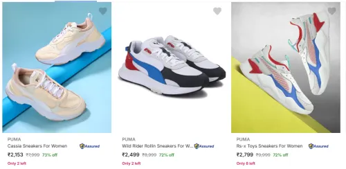 Image of Branded Women's Shoes at minimum 70% Discount