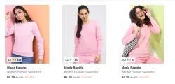 Branded Womens Sweatshirts starting at ₹99