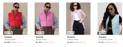 Branded Womens Winter jackets at minimum 81% Discount