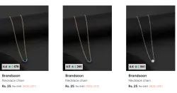 Brandsoon Brass Gold-Plated Necklace