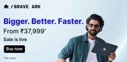Brave Ark @ ₹37,999 on Flipkart Big Billion Days Sale