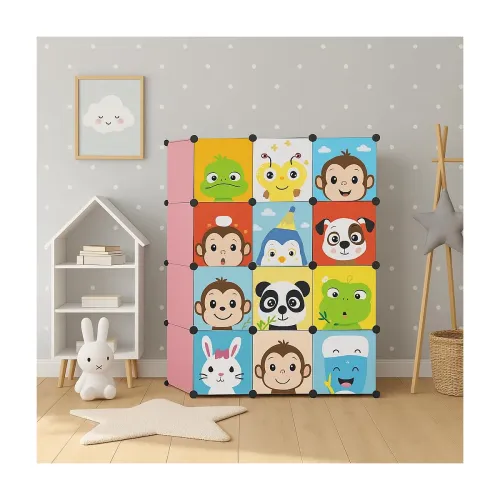 Image of Brigattes Plastic Children Portable Wardrobe