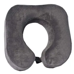 Bright Décor Neck Travel Pillow Multipurpose-(Grey4)