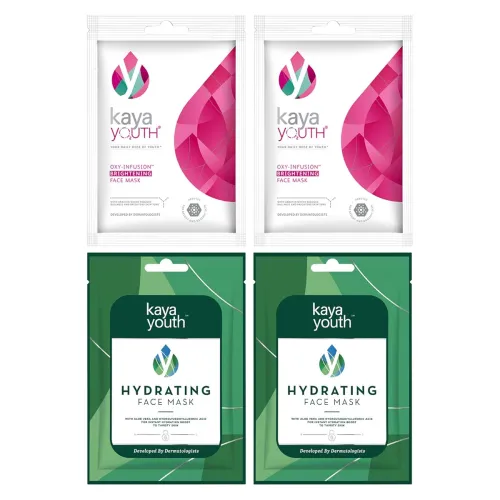 Image of Brightening Face Mask + Hydrating Face Mask for Glowing Skin, Po4
