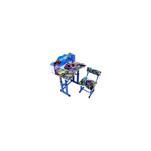 Image of BRIJBAZAAR Cartoon Wooden Adjustable Kids Study Table