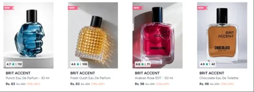 Image of Brit Accent Perfume Starting at ₹83