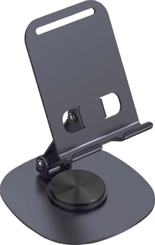 Image of BROLAVIYA Stand for Kitchen Bedroom Office Table 360 Rotating Foldable Flexible Phone Mobile Holder