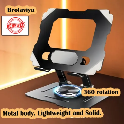 Image of BROLAVIYA Foldable Rotating Mobile Stand Holder