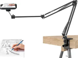 BROLAVIYA Renewed Overhead Extra Long Arm Mobile Holder
