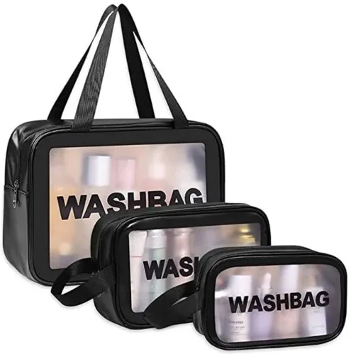 Image of Broview  Women Black Pouch  (Pack of 3)