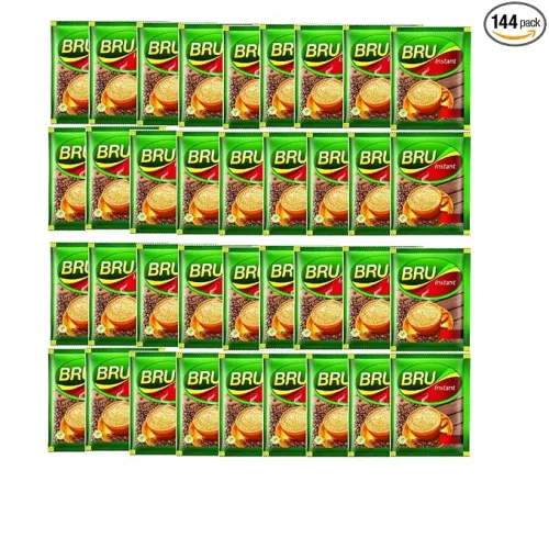 Image of BRU Coffee Instant Coffee Sachet | Pack of 144
