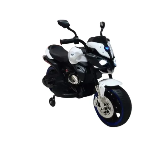 Image of Brunte RMF Himalyan Rechargeable Battery Operated Ride-On Bike for Kids (White)
