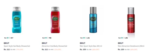 Image of Brut Deodorants upto 75% Discount