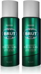 Brut Original Deodorant Spray for Men 400ml Pack of 2