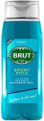 BRUT Sport All-In-One Body Wash (500ml)