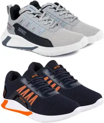 BRUTON  Combo Pack of 2 Trendy & Stylish Casual Shoes Sneakers For Men