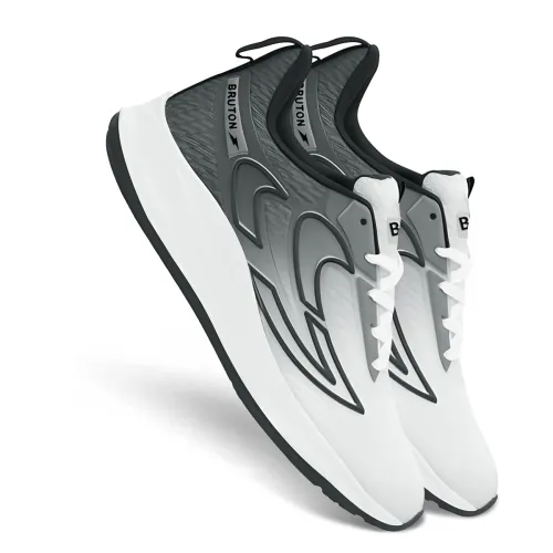 Image of BRUTON EVA Lite Sport Shoes Running Shoes for Men- White