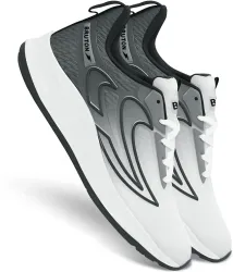 BRUTON EVA Lite Sport Shoes Running Shoes For Men (White , 7)