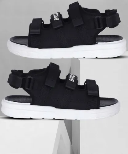 Image of BRUTON  Men Sandal  (Black , 6)