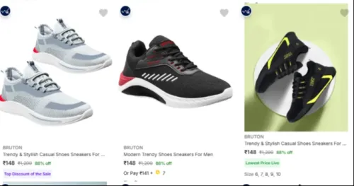 Image of BRUTON Men’s Casual Shoes at minimum 88% Discount