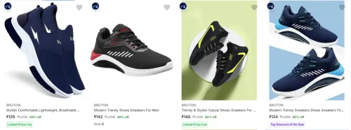 Image of BRUTON Men’s Casual Shoes starting at ₹129