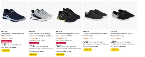Image of Bruton Shoes Upto 81% Discount