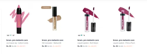 Image of brwn, Pro Melanin Care Lipstick @ ₹99