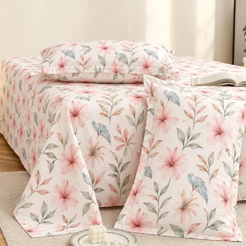 Image of BSB HOME 100% Cotton CloudTouch Double Bed Bedsheet Set