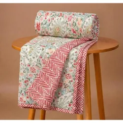 BSB HOME 100% Cotton Reversible Dohar Double Bed Size