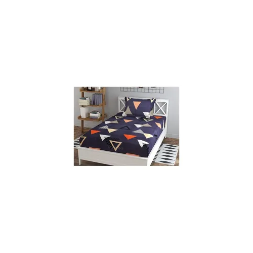 Image of BSB HOME® 100% Cotton 160 TC Single Bedsheets with Pillow Cover