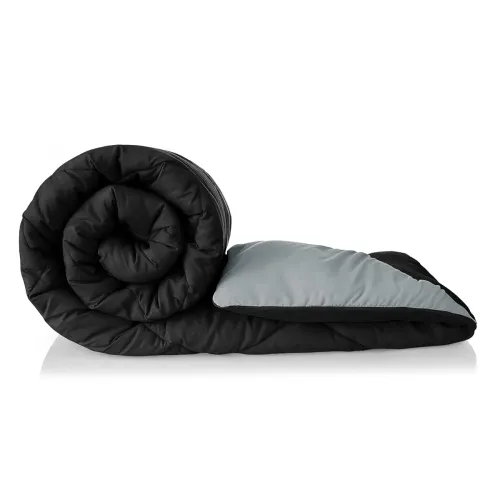 Image of BSB HOME 220 GSM Solid Plain Reversible Summer Microfiber AC Comforter All Season Single Size 3 Layered Quilted Blanket 