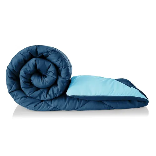 Image of BSB HOME 220 GSM Solid Plain Reversible Summer Microfiber AC Comforter/Duvet