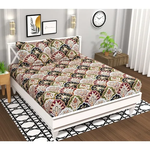 Image of BSB HOME Aspire 3.0 Floral Double Bedsheet Set