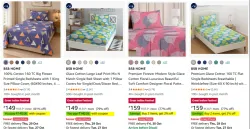 BSB HOME Bedsheets at minimum 80% Discount