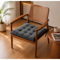 BSB HOME Chair Pad Cushion with Tie Straps for Dining,Office & Wooden Chairs