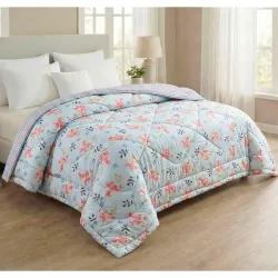 BSB HOME Cloud Cotton Reversible AC Comforter for Double Bed Po1