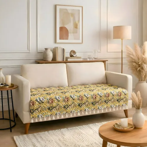 Image of BSB HOME Cotton Sofa Throw Cover