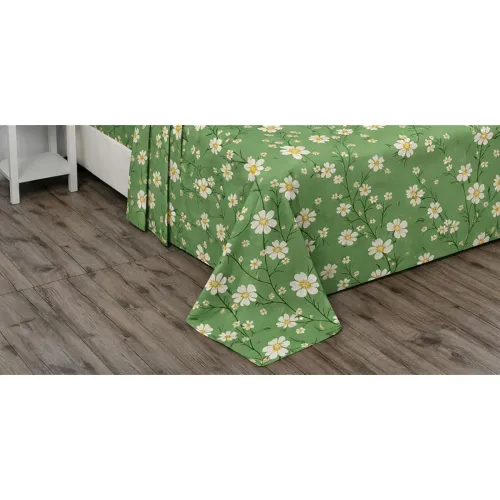 Image of BSB HOME Double Bedsheet 144 TC Microfiber with 2 Pillow Covers | Smooth