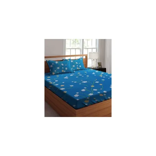 Image of BSB HOME Glace Cotton Double Bedsheets (90X90 Inches)