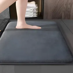 Bsb Home Grey 1300GSM Bath Rug