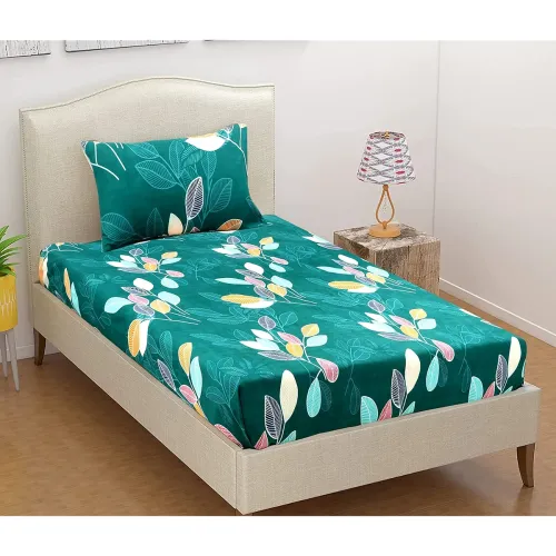 Image of BSB HOME Microfiber Double Bedsheet with 2 Pillow Covers 144TC