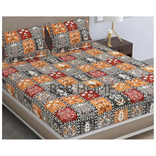 Image of BSB HOME Microfiber Double Bedsheet with 2 Pillow Covers 144TC Ask ChatGPT