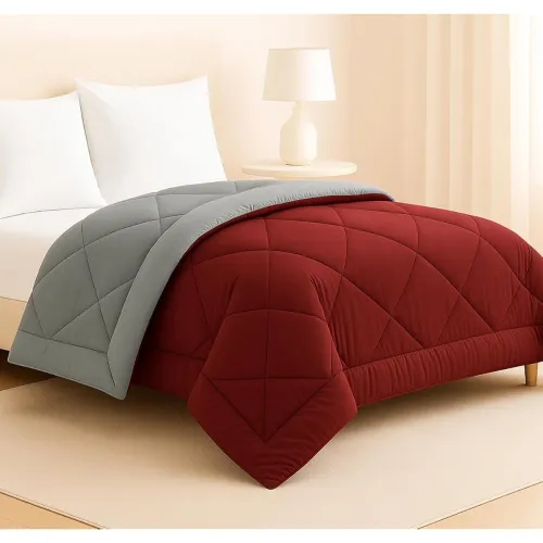 Image of BSB HOME Microfibre Double Bed Comforter Blanket 