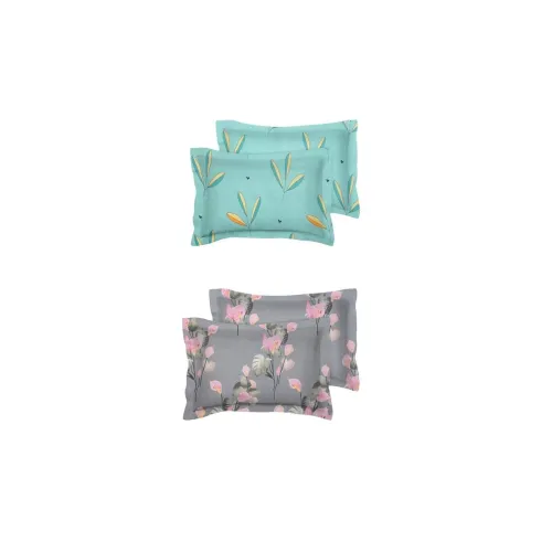 Image of BSB HOME Present Designer Printed 4 Piece 100% Pure Cotton Pillow Cover Set-