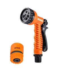 Btag 7-Pattern Adjustable Garden Hose Spray Nozzle