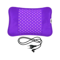 Btag Electric Heating Pad with Soft Polka Dot Cover Hot Water Bag for Pain Relief |Heating Bag Electric |Warm Bag for Pain Relief|Winter Heating pad | Fast Heating |Colour Purple