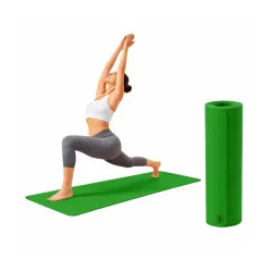 Btag Premium TPE Yoga Mat for Women & Men | Anti-Slip Exercise & Gym Mat for Home Workouts | Lightweight & Durable | 6 mm (Green)