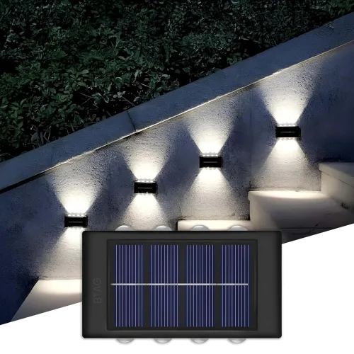 Image of Btag Solar LED Wall Light – Up/Down, Waterproof, Outdoor