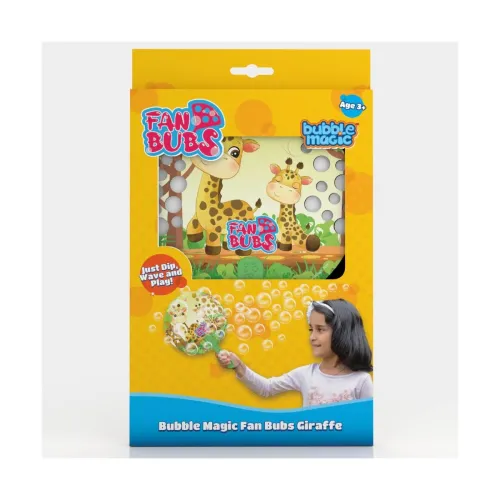 Image of Bubble Magic Fan Bubs Giraffe, Bubble Solution with Hand Fan for The Kids 3